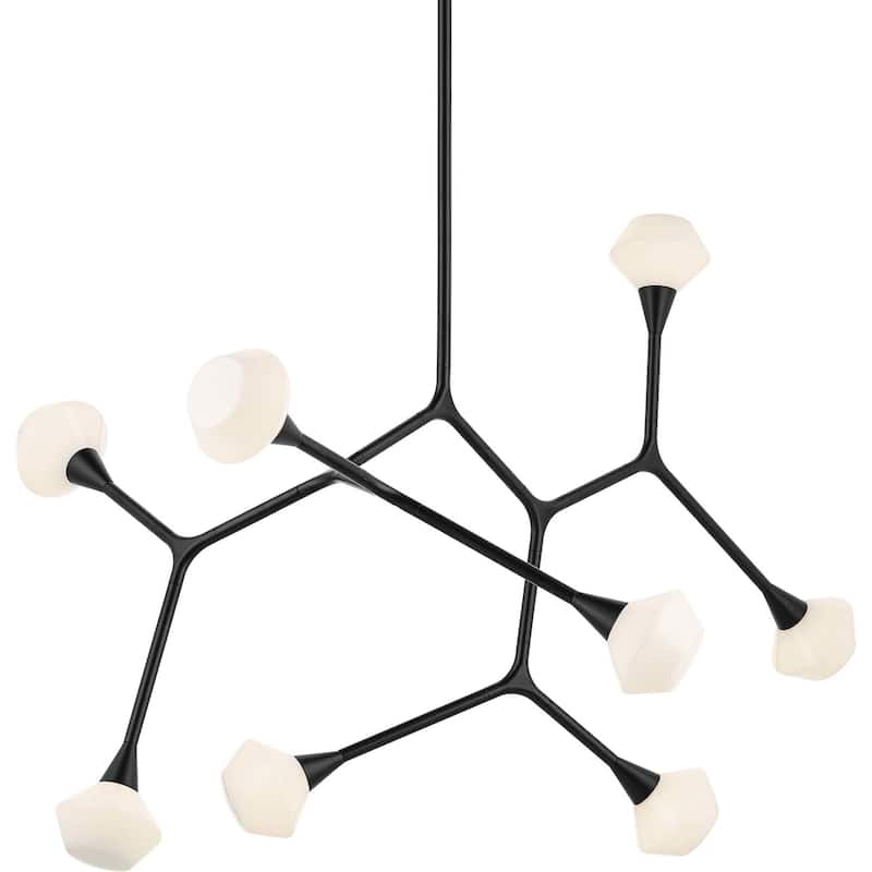 Kichler 52763 Cassius 8 Light 27" Wide Chandelier - Black