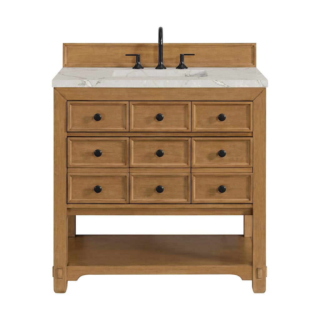 James Martin Vanities 505-V36-3VSL Malibu 36" Free Standing Single