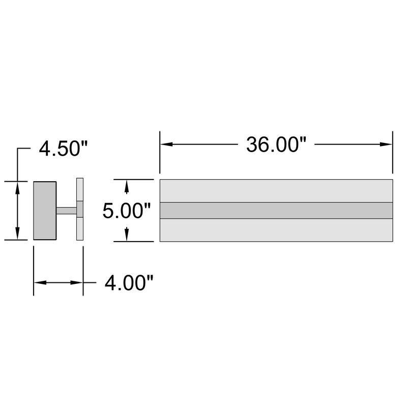 Access Lighting Netherton 6" Tall LED Bathroom Sconce