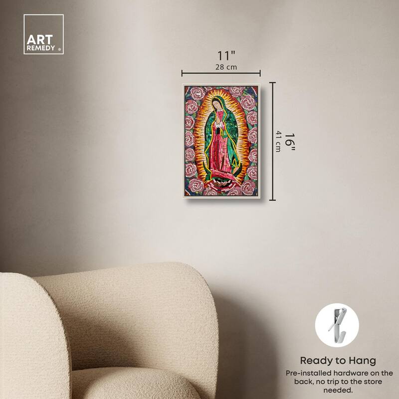 Mother of Mosaic Canvas by Art Remedy