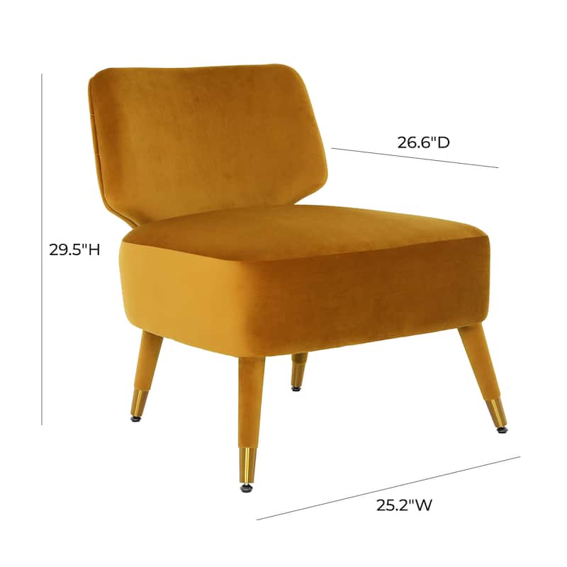 Athena Velvet Accent Chair