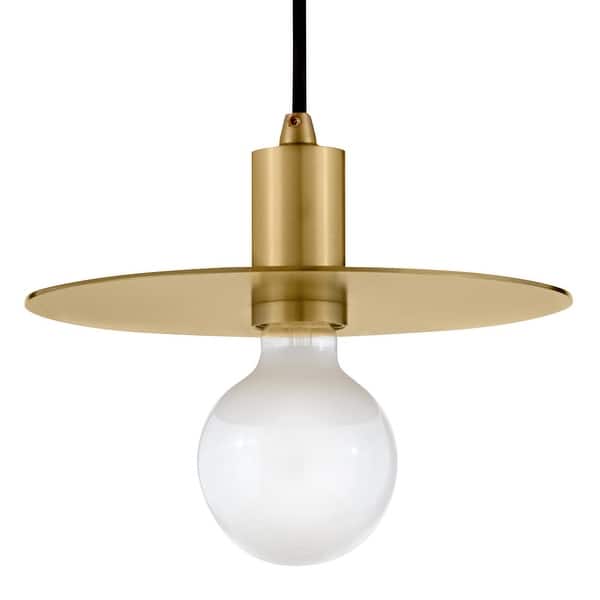 slide 2 of 9, Lark 83887 Lulu 10" Wide Mini Pendant Lacquered Brass