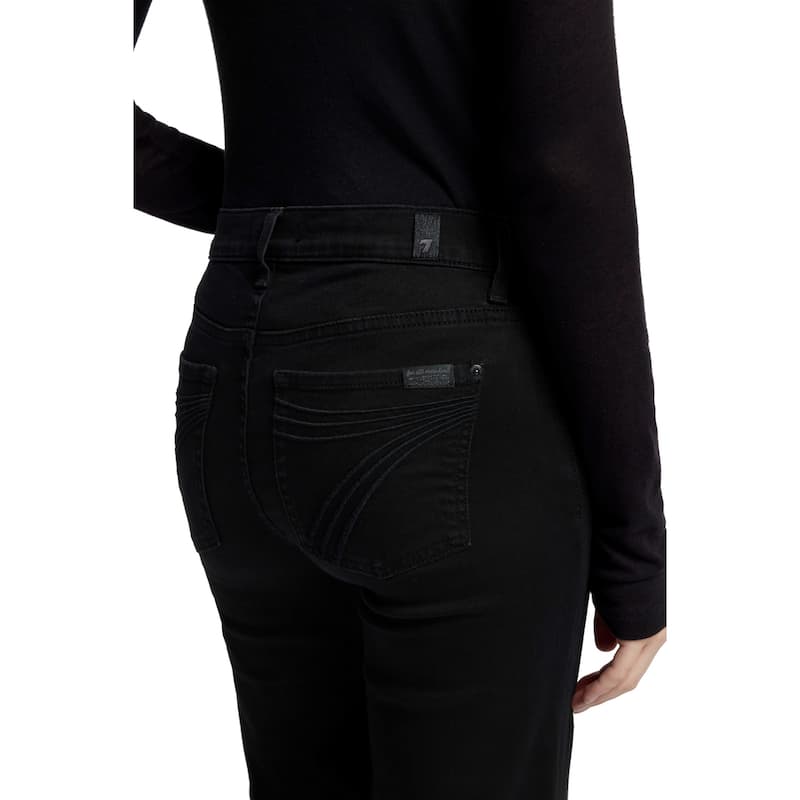 7 For All Mankind Women's Dojo Mid-Rise Wide Leg Flare Jeans