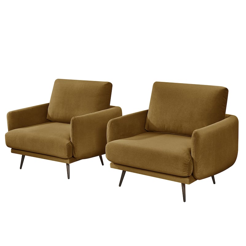 Karaka 37.5"W Oversized Armchair Leisure Sofa Accent Chair (Set of 2)