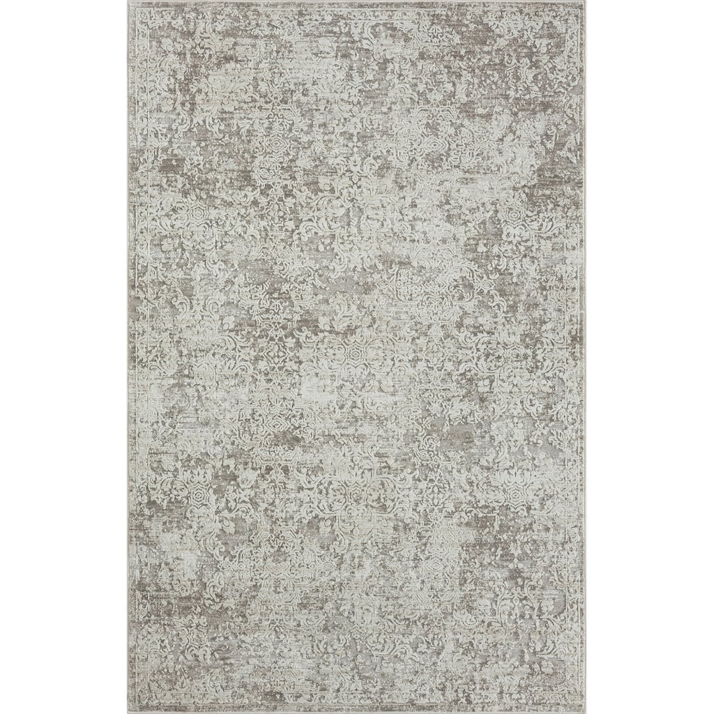 Soniv Distressed Abstract Area Rug By HomeRoots - 2' x 3'