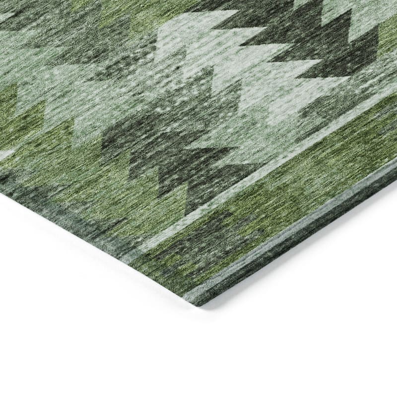 HomeRoots Southwestern Transitional Rectangle Outdoor Rug