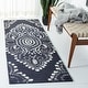 preview thumbnail 3 of 58, SAFAVIEH Handmade Wyndham Shubhra Modern Wool Rug 2'3" x 7' Runner - Dark Grey/Ivory - Runner