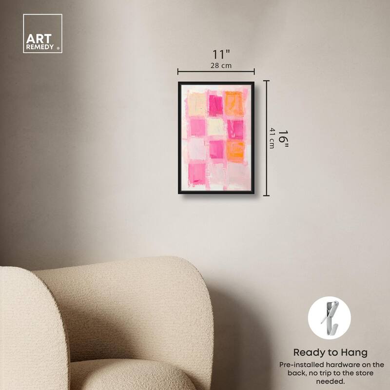 Color Squares I Canvas by Art Remedy