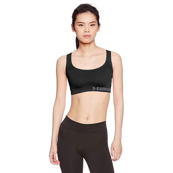 Under Armour Women's Threadborne Crossback Solid Sports Bra SZ Sm