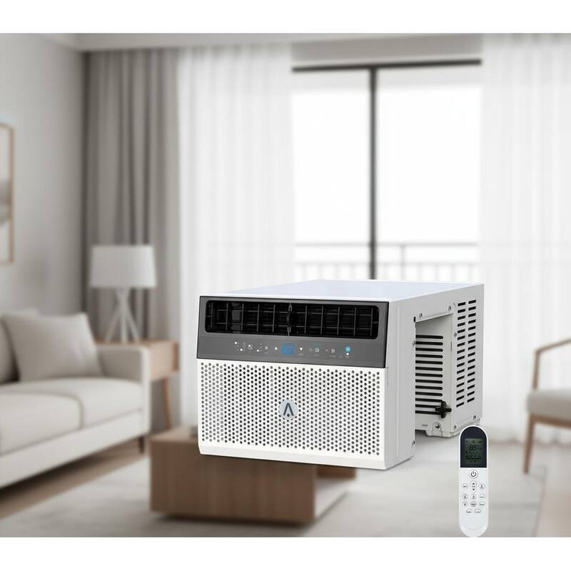 6000 BTU Window Air Conditioner, Fast Cooling to 250 Sq Ft, Remote Control