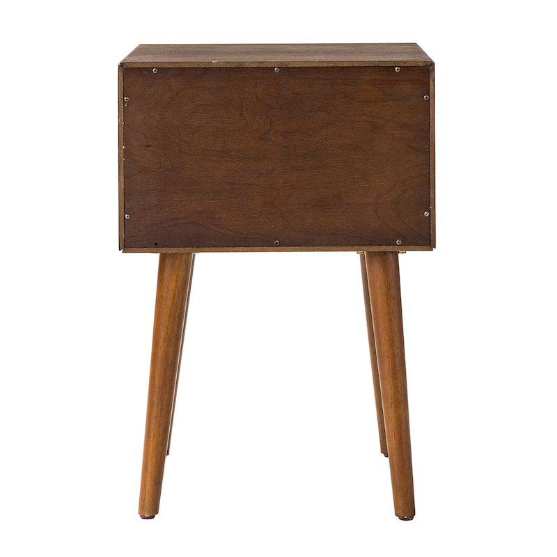 Small Side Table End Table with Storage Drawers, Simple Storage Cabinet Nightstand Coffee Table Corner Table