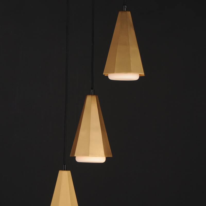 Maxim 10813SW Rizzo 3 Light 14" Wide Multi Light Pendant