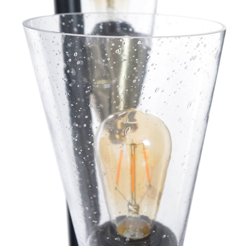 StyleCraft Mercer Floor Lamp - Pesch Gold & Black