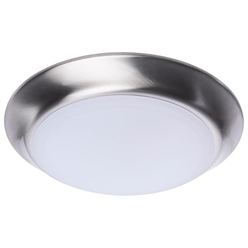 7 Inch LED Disk Light 27K/3K/35K/4K/5K CCT Selectable Brushed Nickel - Brushed Nickel