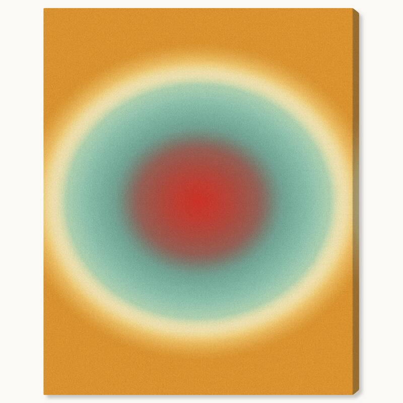Wynwood Studio Canvas Abstract Sunny Iris Red Modern & Contemporary Wall Art Canvas Print