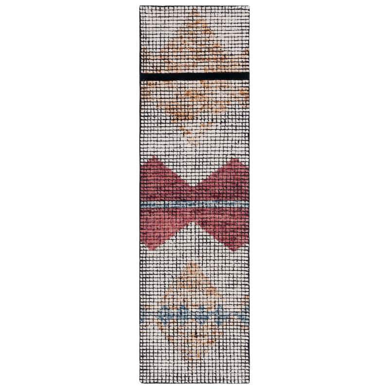 SAFAVIEH Handmade Abstract Heli Tribal Boho Wool Rug
