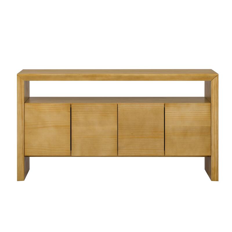TV Stand for 65+ Inch TV, Entertainment Center TV Media Console Table, Modern TV Stand with Storage