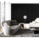 preview thumbnail 8 of 10, Seabrook Designs Forte Greek Key Non-Woven Unpasted Wallpaper