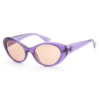 Versace Women's 53mm Purple Transparent Sunglasses
