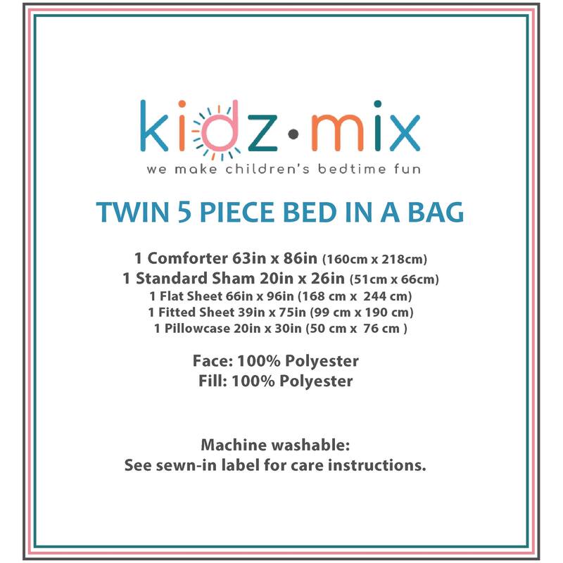 Kidz Mix Dinosaur Forest Bed In A Bag