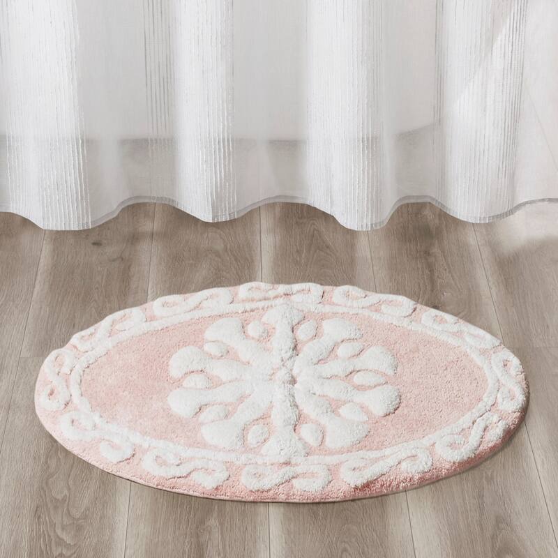 Madison Park Marrakesh Medallion Cotton Tufted Bath Rug