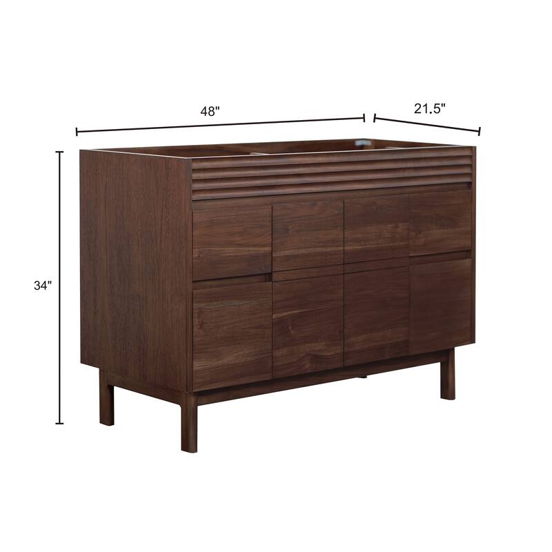 Avanity Carina Bathroom Vanity Only in Coffee Teak
