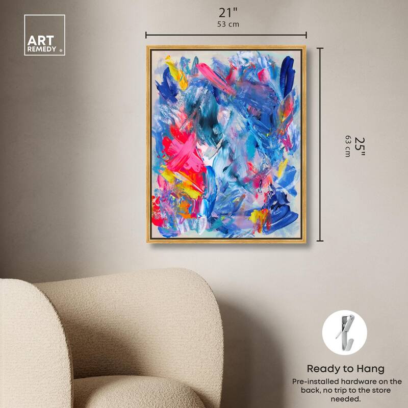Colorburst Mirage Canvas by Art Remedy