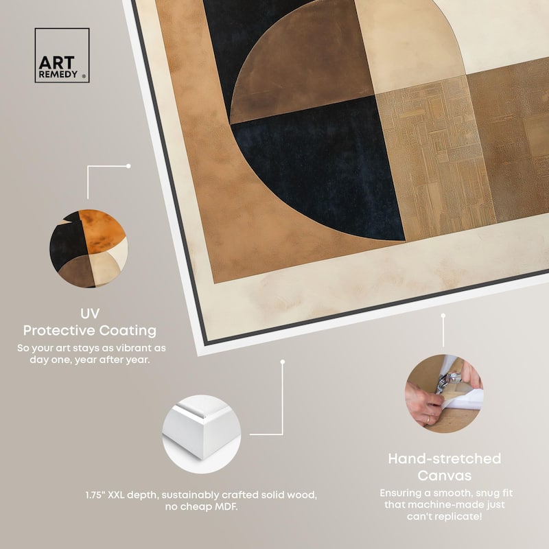 Divided Circle II Canvas by Art Remedy