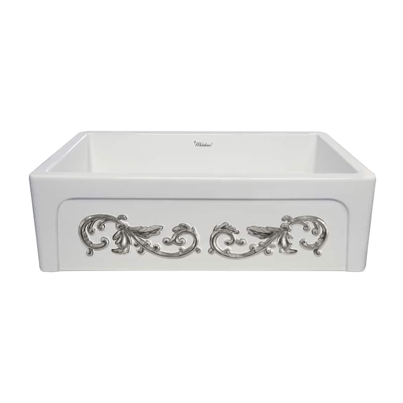 St. Ives Ornamental 33" Fireclay Kitchen Sink