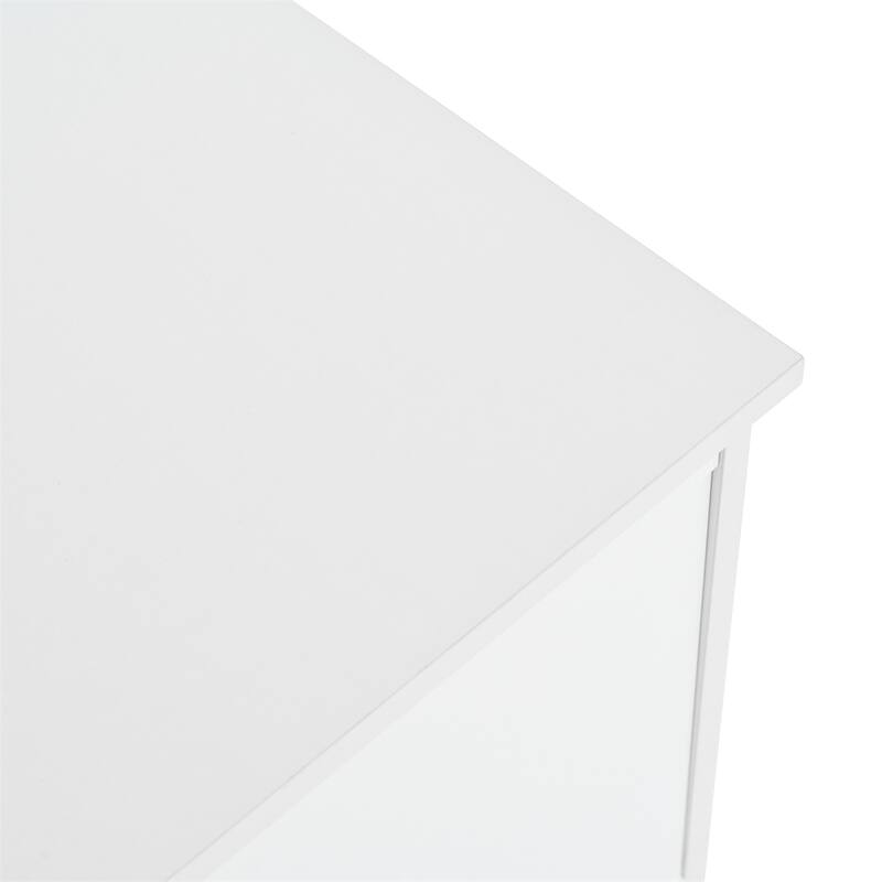 Contemporary TV Stand with Adjustable Shelves,Stylish Media Console