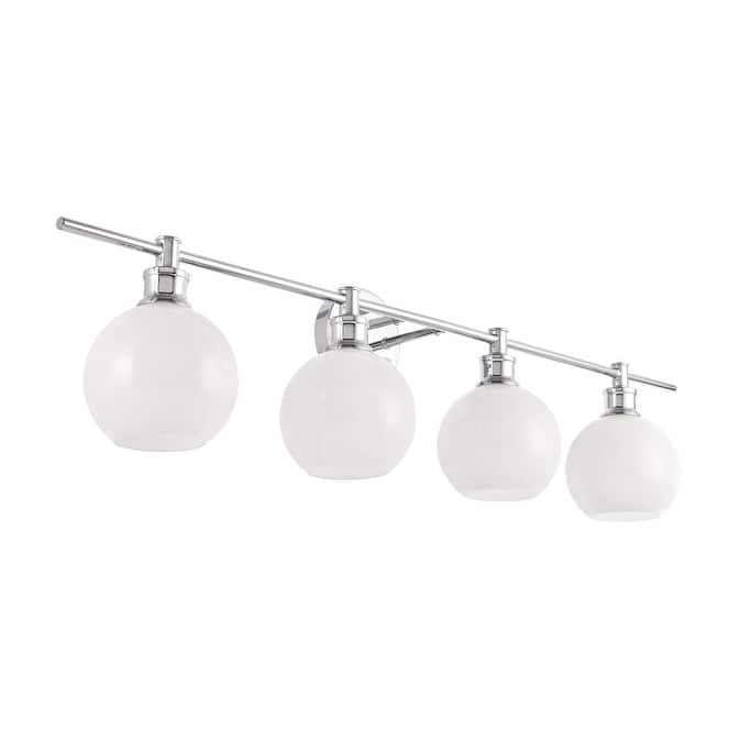 Camille 4-Light Frosted Glass Wall Sconce