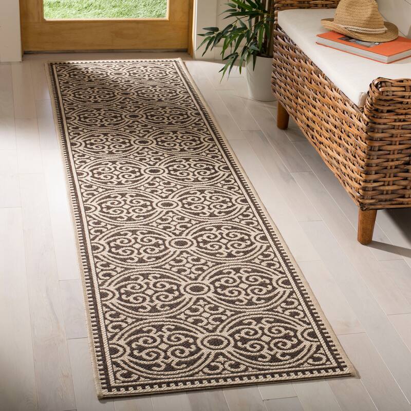SAFAVIEH Linden Myriame Indoor/ Outdoor Waterproof Patio Backyard Rug