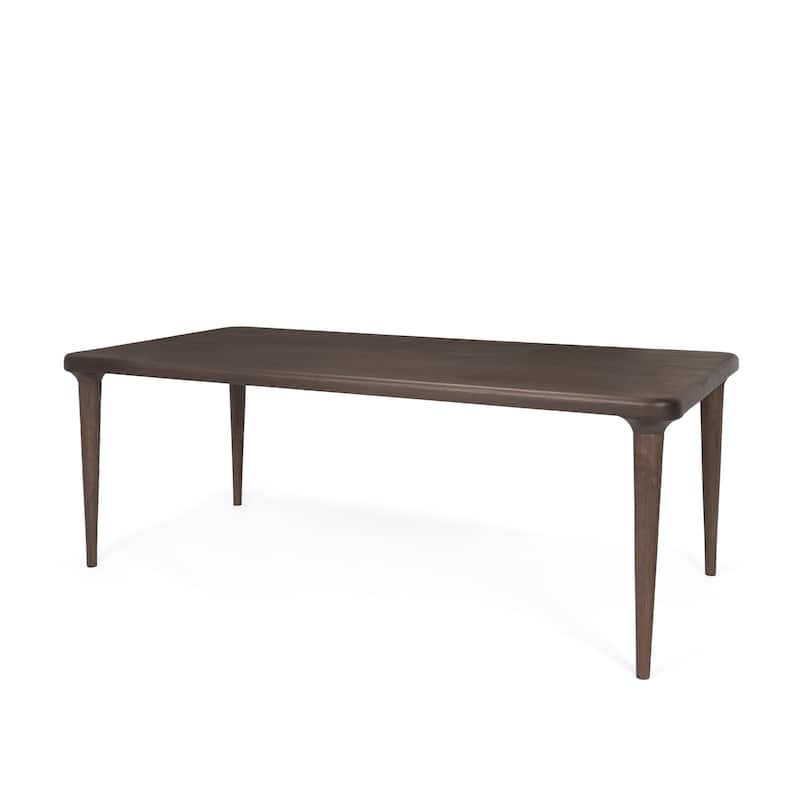 Suvan 84" Medium Brown Rectangular Solid Wood Table