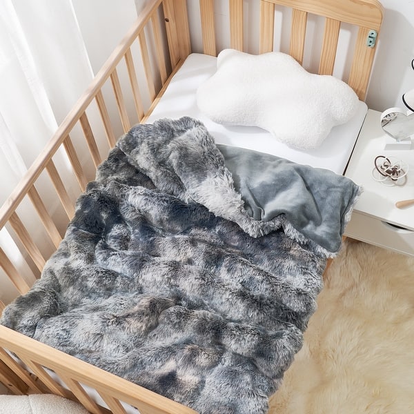 slide 2 of 5, Beary Soft - Coma InducerĀ® Toddler Comforter - Glacier Black Bear