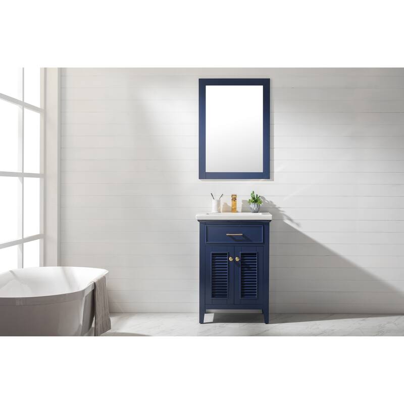Cameron 24" Single Sink Vanity in Blue