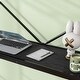preview thumbnail 11 of 12, Twin Metal Loft Bed with Desk, Power Outlet, LED Lighting, Safety Guardrails & Ladder, No Box Spring Needed, Black