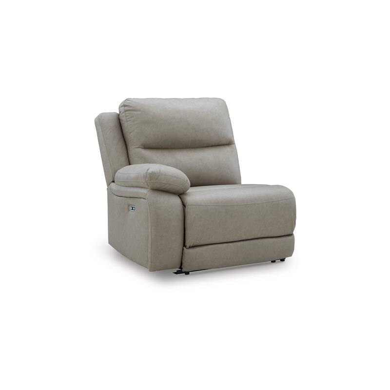 Signature Design by Ashley Brannigan Gray 2-Piece Reclining Loveseat - 80" W x 41" D x 42" H