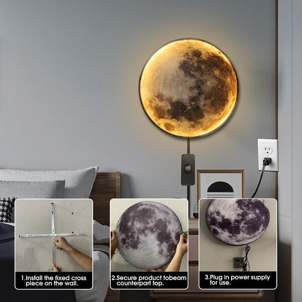 Plug in flush mount wall light on sale