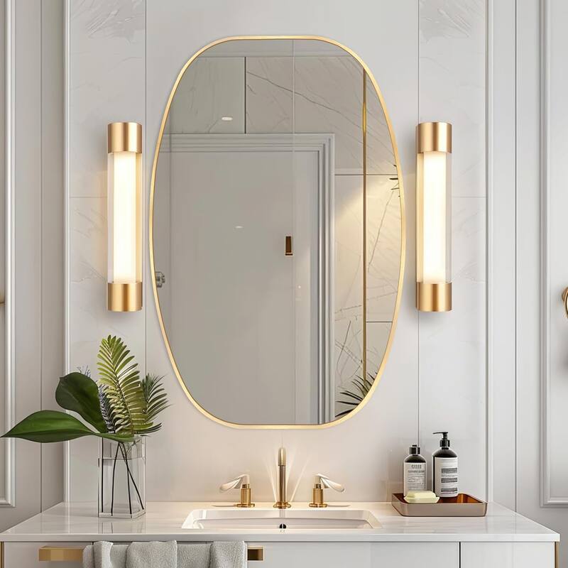 Oval Wall Mirror Bathroom Mirror for Over Sink