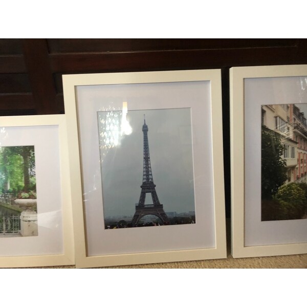 Black Frames for Photos 8x10 with Mat or 11x14 Top 11x14 Picture Frame Set of 9 