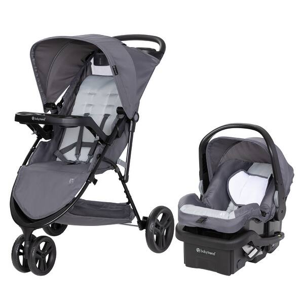 slide 1 of 1, Baby Trend Venture 3-Wheel Stroller Travel System, Stellar Grey