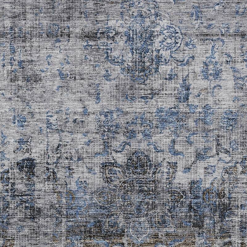 HomeRoots Floral Traditional Rectangle Outdoor Rug