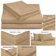 preview thumbnail 112 of 116, Home Sweet Home Dream Striped 1200 TC Cotton Deep Pocket Bed Sheet Set