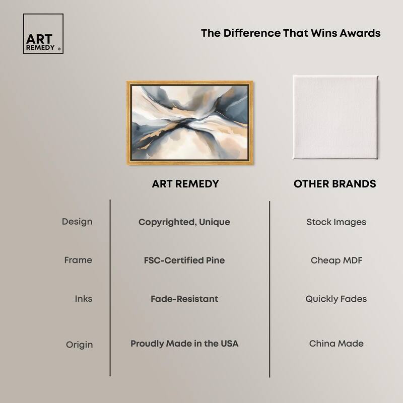 Dynamic Swirls I Canvas by Art Remedy