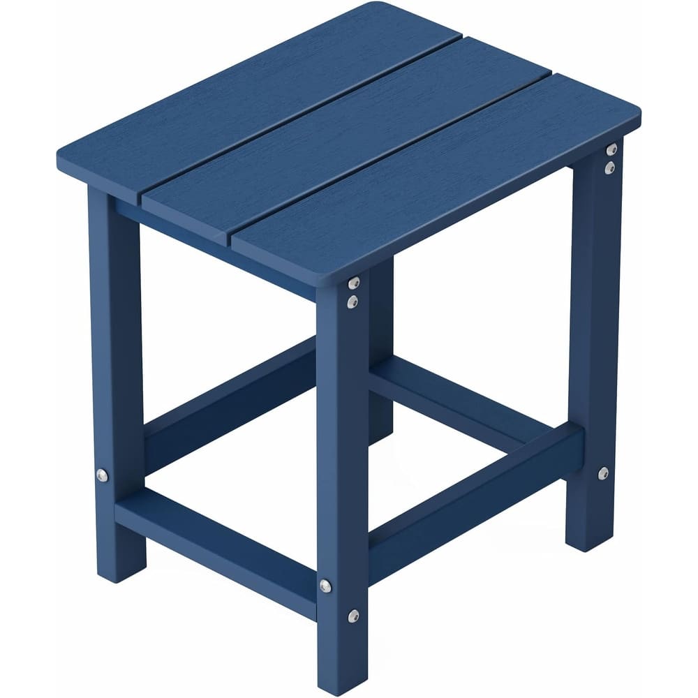WINSOON Outside Adirondack Square Side Table, Weather Resistant Patio Table
