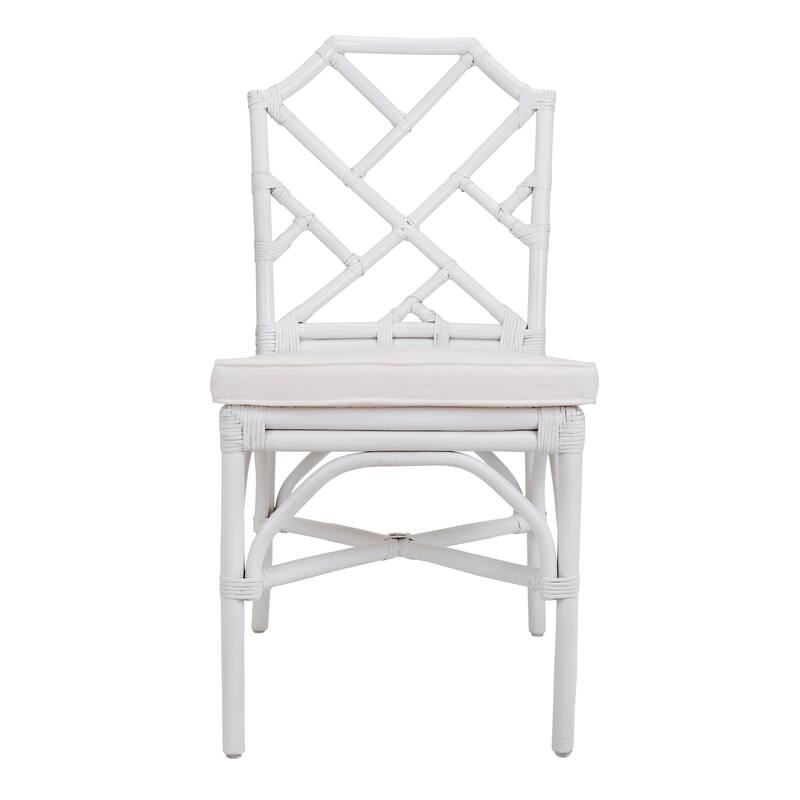 NPD Furniture Kara Rattan Dining Side Chair (Set of 2)