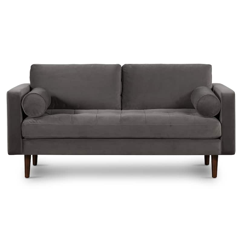 Poly & Bark Napa 72" Velvet Fabric Apartment Sofa