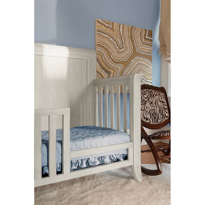 Milk Street Cameo Sleigh Crib Toddler Bed Conversion Kit - White