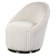 preview thumbnail 1 of 5, Uttermost Crue Ivory Swivel Chair