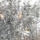 preview thumbnail 5 of 5, 36" Pre-Lit Silver Tinsel Artificial Christmas Wreath, Clear Lights